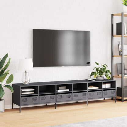 TV Cabinet Anthracite 202x39x43,5 cm Cold-rolled Steel