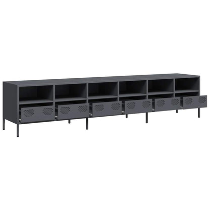 TV Cabinet Anthracite 202x39x43,5 cm Cold-rolled Steel
