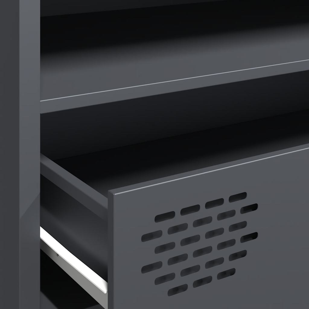 TV Cabinet Anthracite 202x39x43,5 cm Cold-rolled Steel