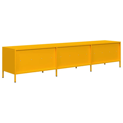 TV Cabinet Mustard Yellow 202x39x43,5 cm Cold-rolled Steel