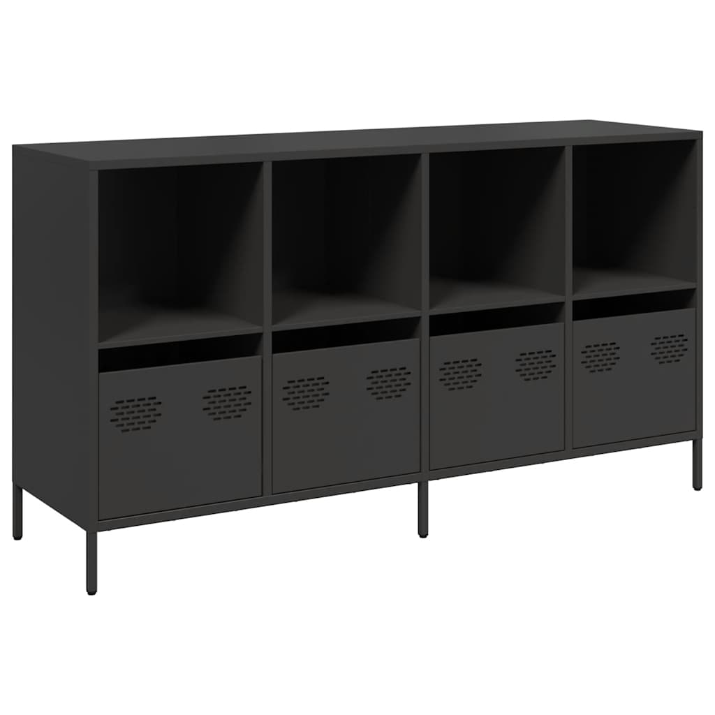 Sideboard Black 135x39x73,5 cm Cold-rolled Steel