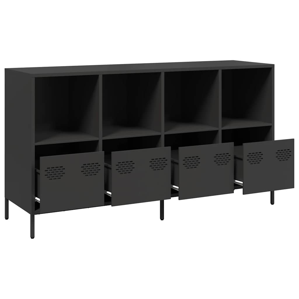 Sideboard Black 135x39x73,5 cm Cold-rolled Steel