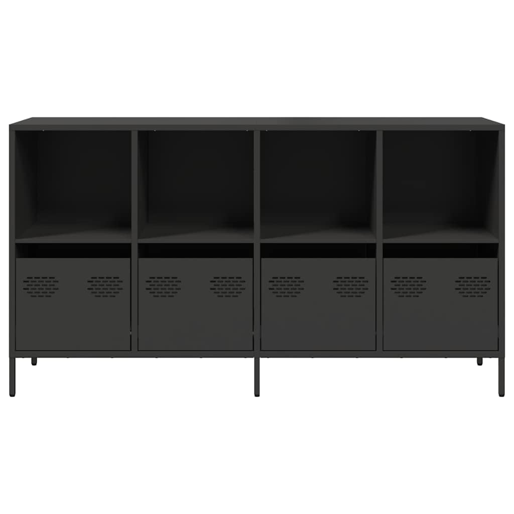 Sideboard Black 135x39x73,5 cm Cold-rolled Steel