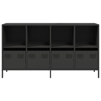Sideboard Black 135x39x73,5 cm Cold-rolled Steel