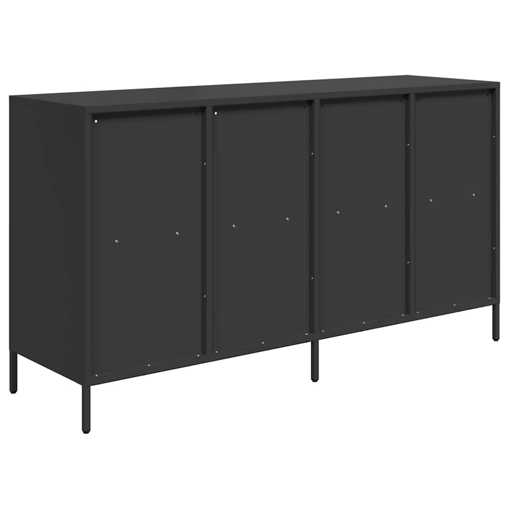 Sideboard Black 135x39x73,5 cm Cold-rolled Steel
