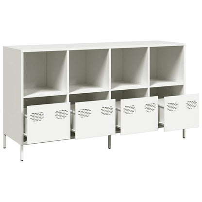 Sideboard White 135x39x73,5 cm Cold-rolled Steel