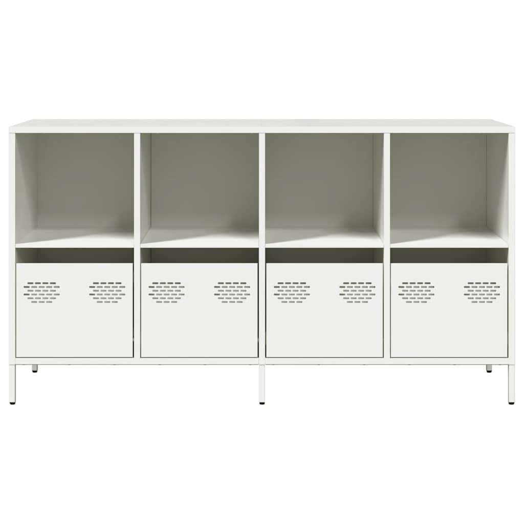 Sideboard White 135x39x73,5 cm Cold-rolled Steel