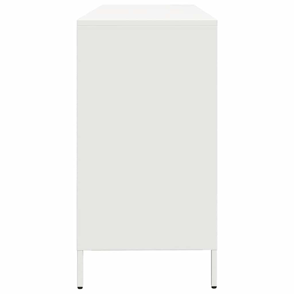Sideboard White 135x39x73,5 cm Cold-rolled Steel