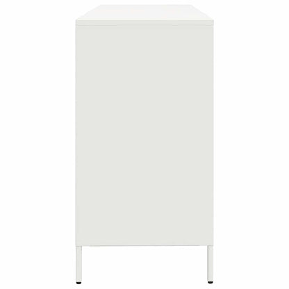 Sideboard White 135x39x73,5 cm Cold-rolled Steel