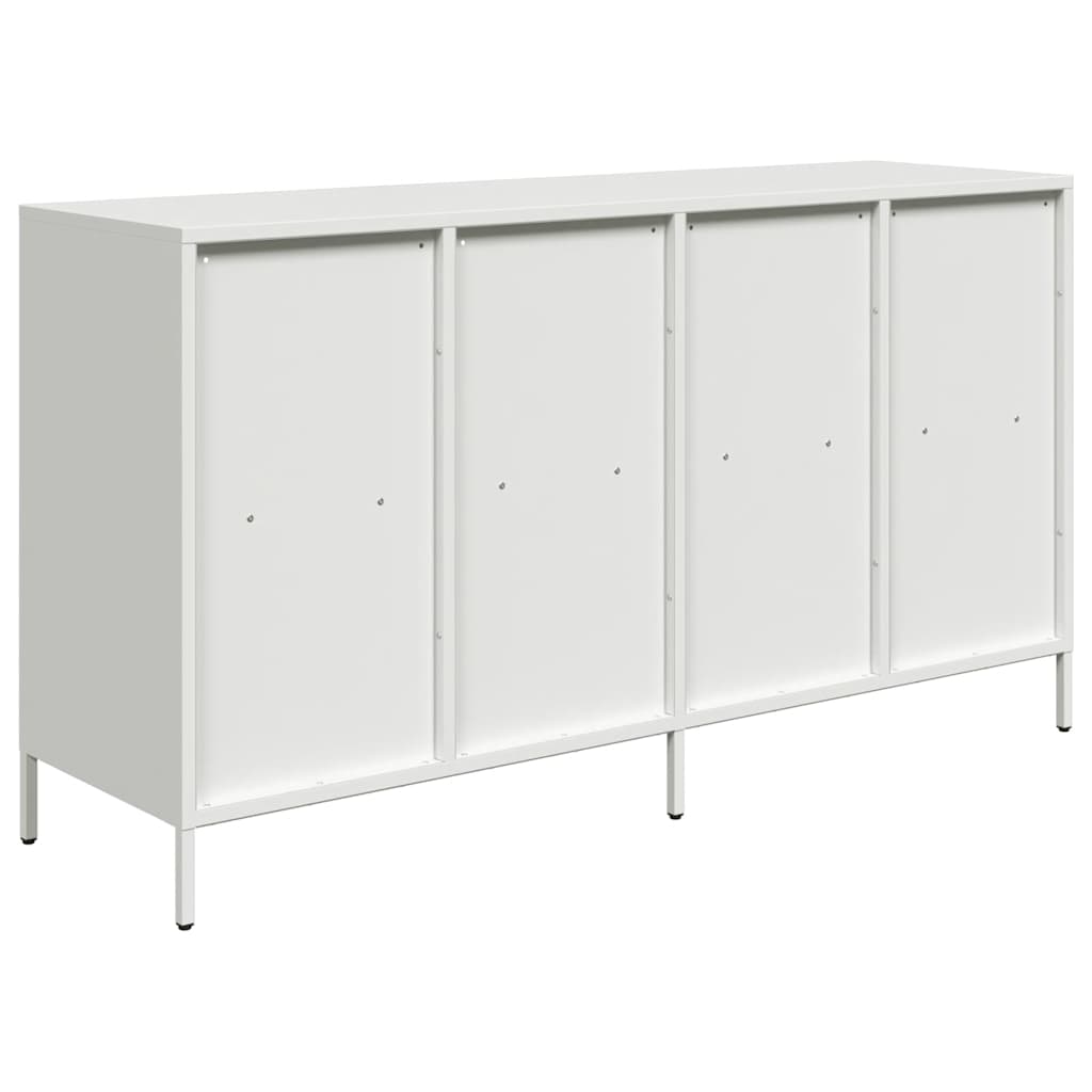 Sideboard White 135x39x73,5 cm Cold-rolled Steel