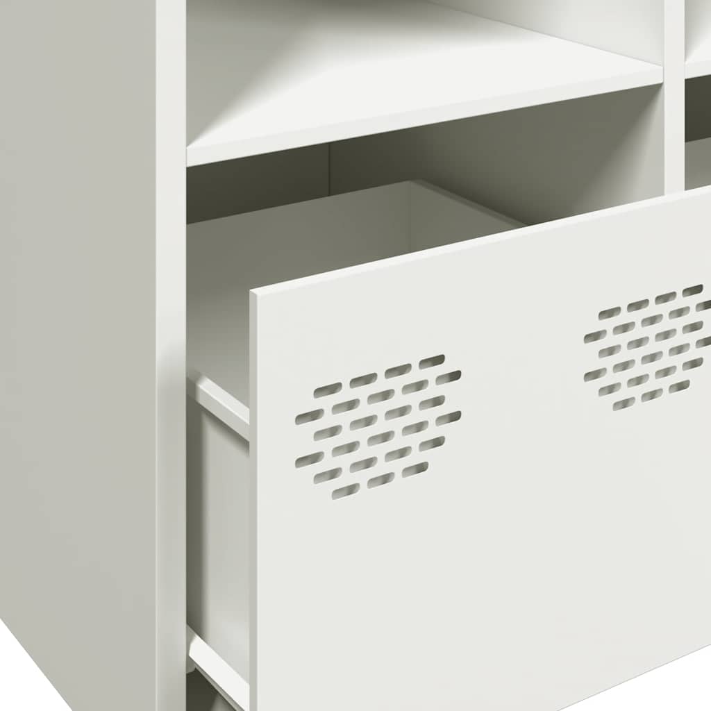Sideboard White 135x39x73,5 cm Cold-rolled Steel