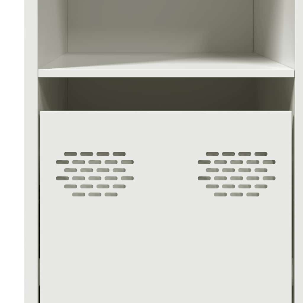Sideboard White 135x39x73.5 cm Cold-rolled Steel