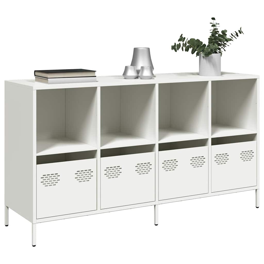 Sideboard White 135x39x73,5 cm Cold-rolled Steel