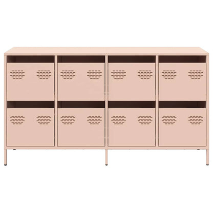 Sideboard Pink 135x39x73.5 cm Cold-rolled Steel