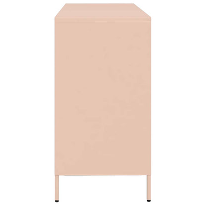 Sideboard Pink 135x39x73.5 cm Cold-rolled Steel