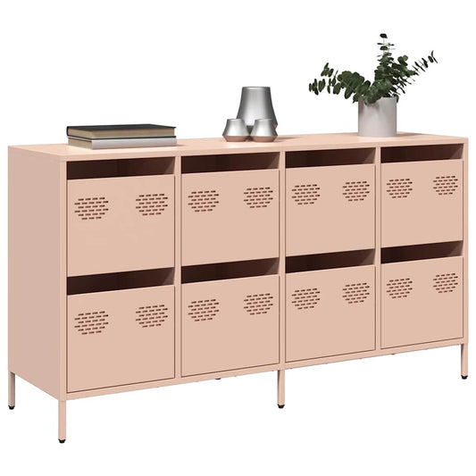 Sideboard Pink 135x39x73,5 cm Cold-rolled Steel