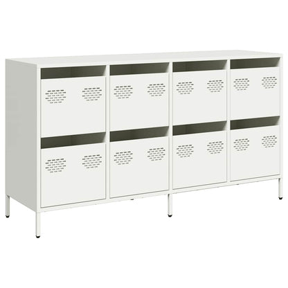 Sideboard White 135x39x73.5 cm Cold-rolled Steel