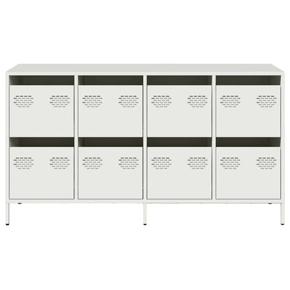 Sideboard White 135x39x73.5 cm Cold-rolled Steel
