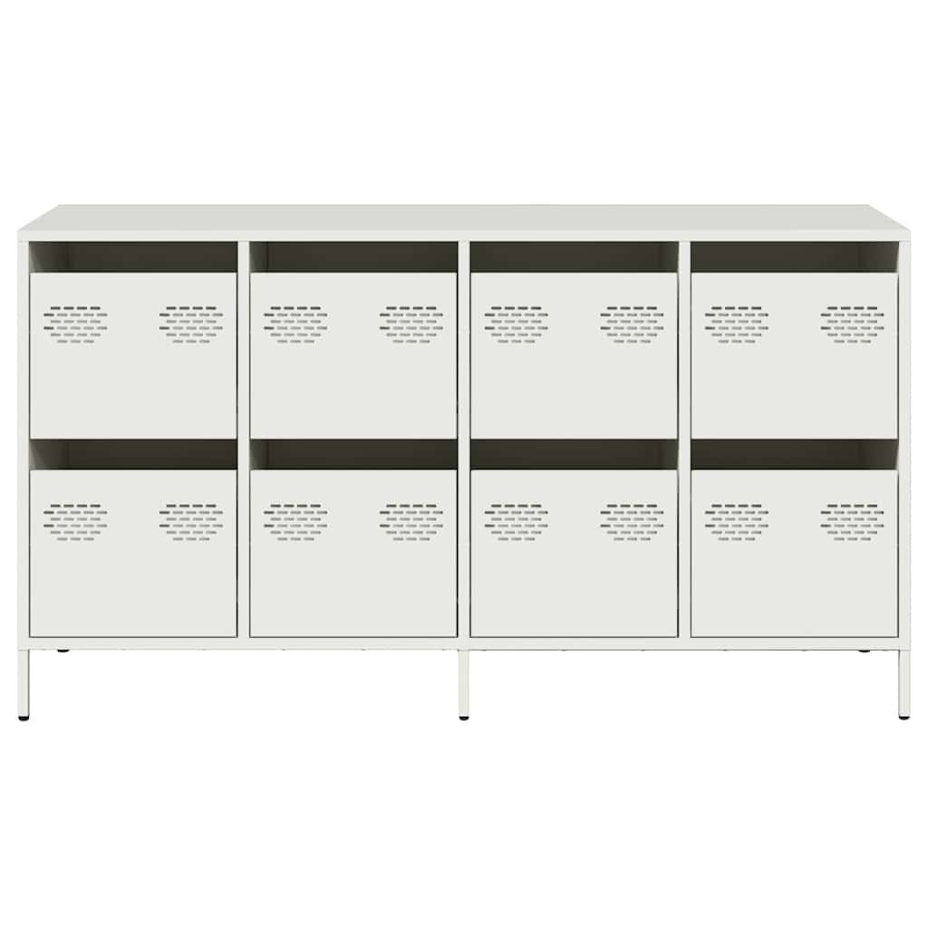 Sideboard White 135x39x73,5 cm Cold-rolled Steel