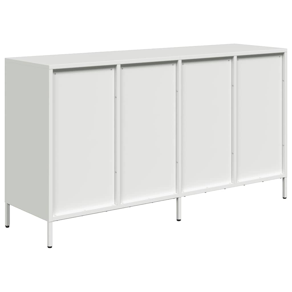 Sideboard White 135x39x73,5 cm Cold-rolled Steel