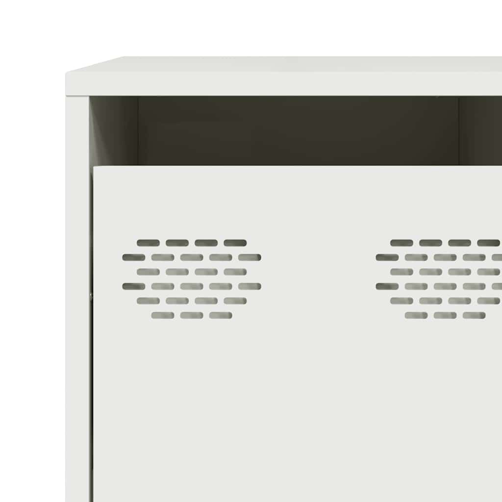 Sideboard White 135x39x73,5 cm Cold-rolled Steel