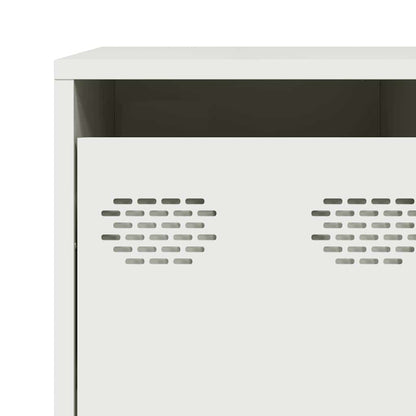 Sideboard White 135x39x73,5 cm Cold-rolled Steel