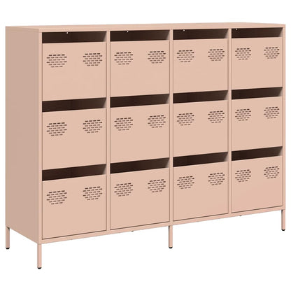 Sideboard Pink 135x39x103,5 cm Cold-rolled Steel