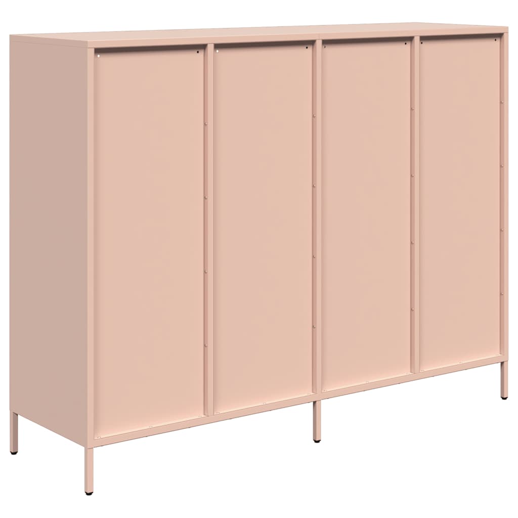 Sideboard Pink 135x39x103,5 cm Cold-rolled Steel
