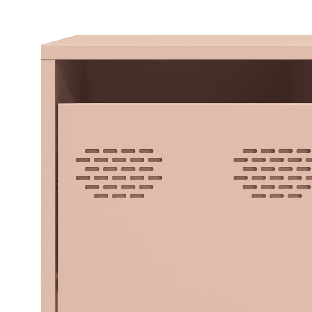 Sideboard Pink 135x39x103,5 cm Cold-rolled Steel