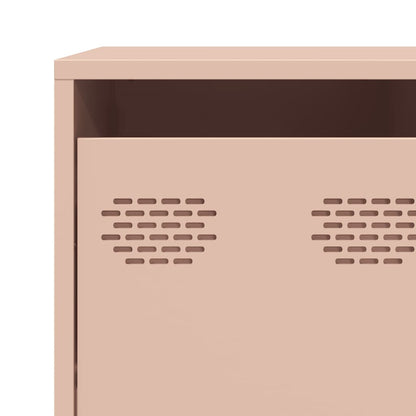 Sideboard Pink 135x39x103,5 cm Cold-rolled Steel
