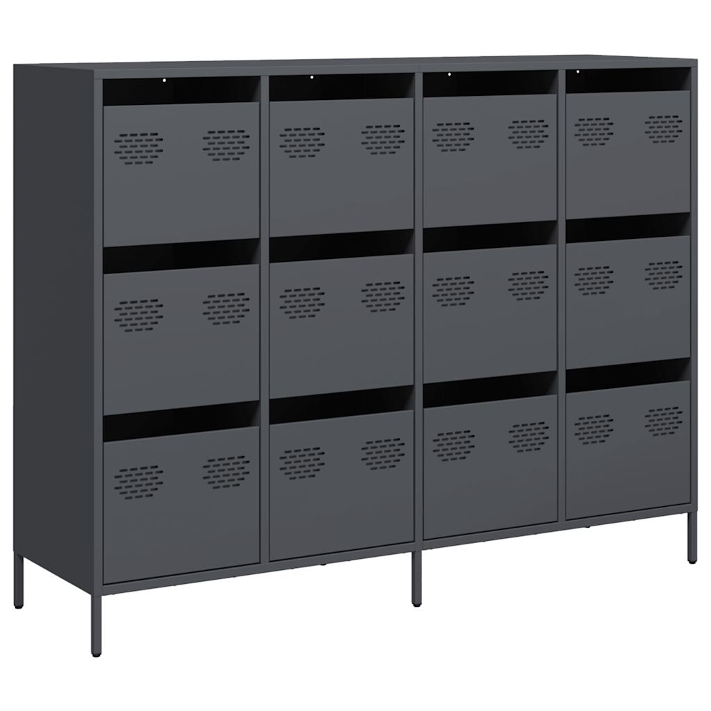 Sideboard Anthracite 135x39x103,5 cm Cold-rolled Steel