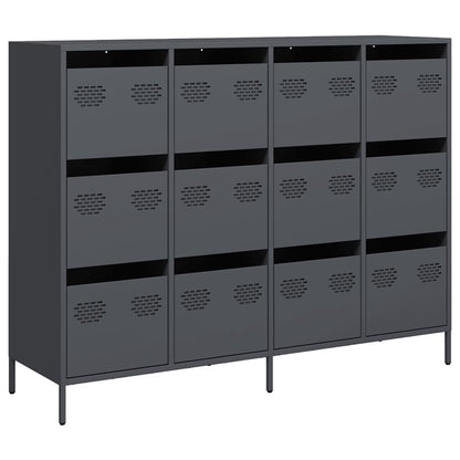 Sideboard Anthracite 135x39x103,5 cm Cold-rolled Steel