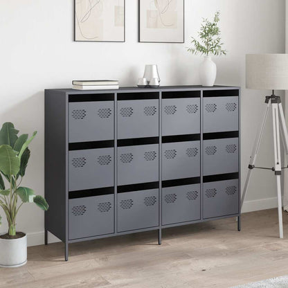 Sideboard Anthracite 135x39x103,5 cm Cold-rolled Steel