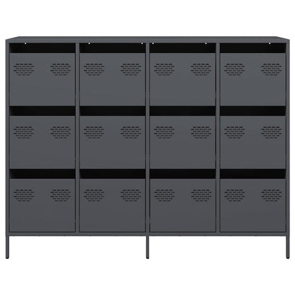 Sideboard Anthracite 135x39x103,5 cm Cold-rolled Steel