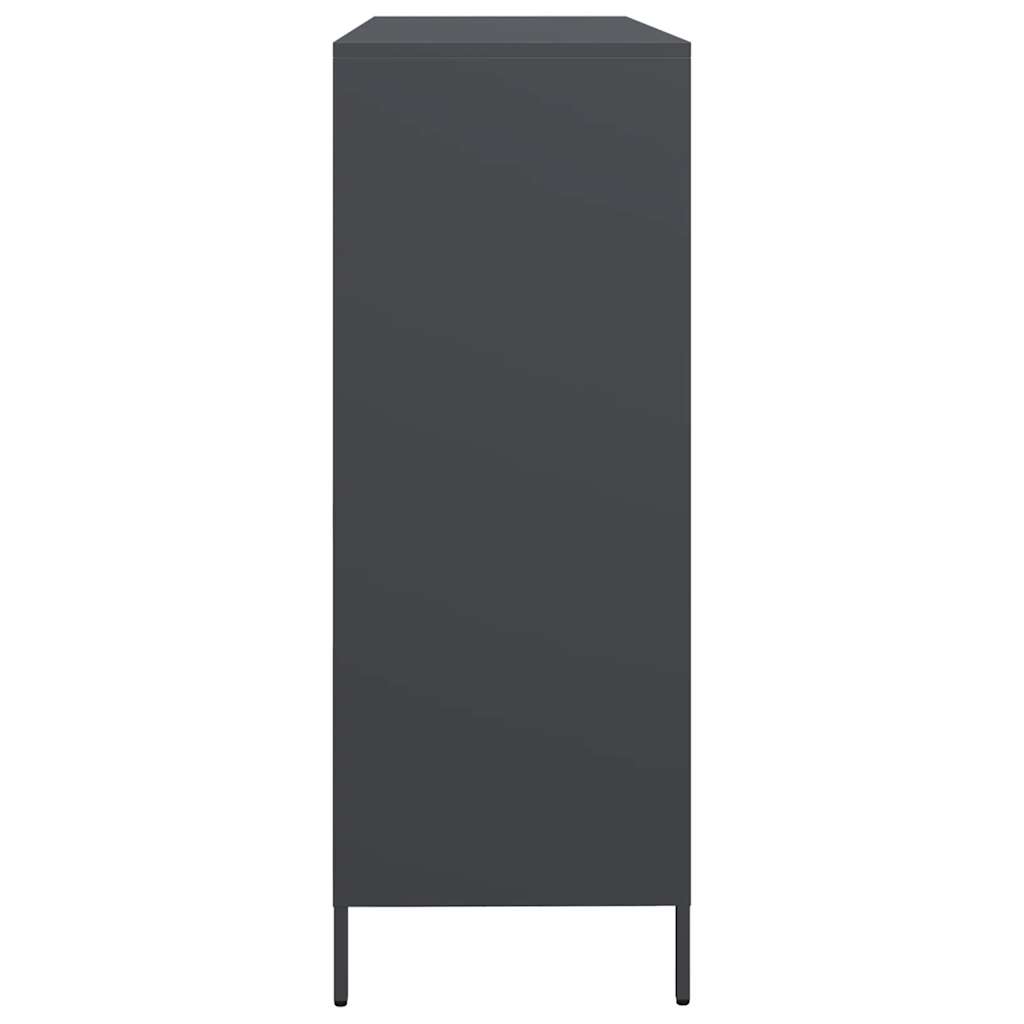 Sideboard Anthracite 135x39x103,5 cm Cold-rolled Steel