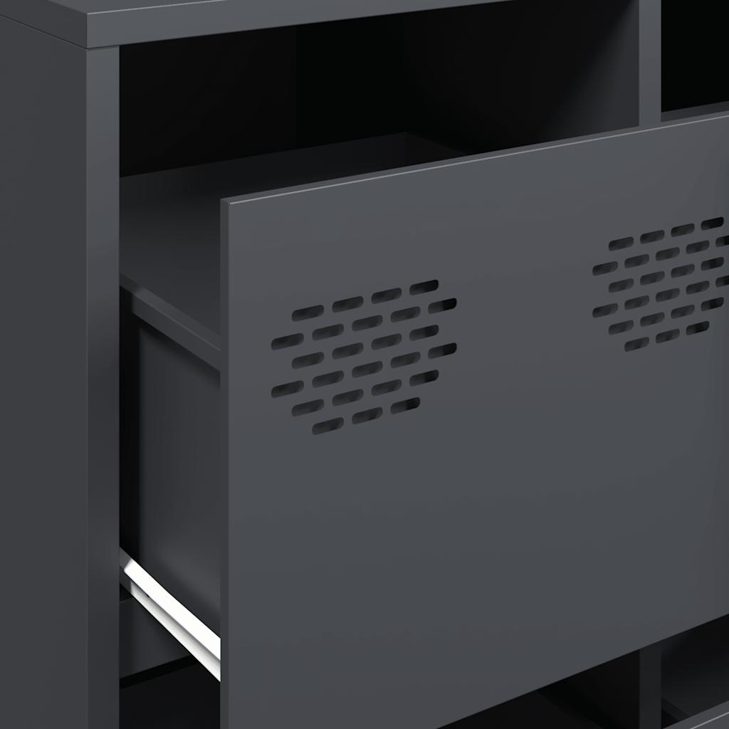 Sideboard Anthracite 135x39x103,5 cm Cold-rolled Steel