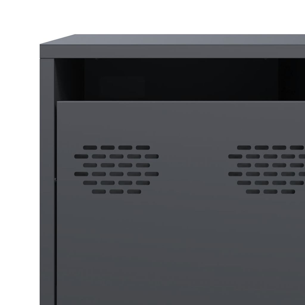 Sideboard Anthracite 135x39x103,5 cm Cold-rolled Steel