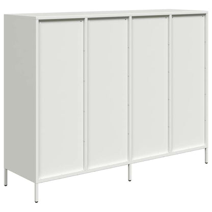 Sideboard White 135x39x103,5 cm Cold-rolled Steel