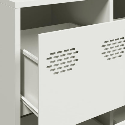 Sideboard White 135x39x103,5 cm Cold-rolled Steel