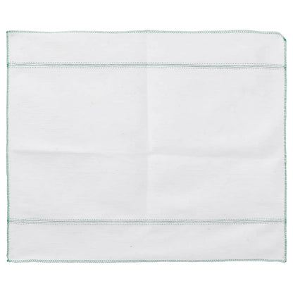 Cleaning Cloths 5 pcs White with Green Stripes 50x60 cm