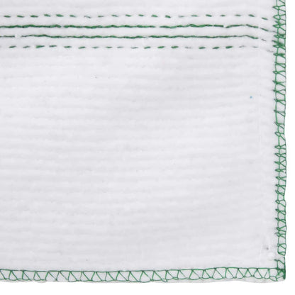 Cleaning Cloths 50 pcs White with Green Stripes 50x60 cm