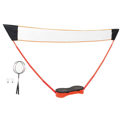 Badminton Set with 2 Rackets, Net & Storage Case 292x30x152 cm