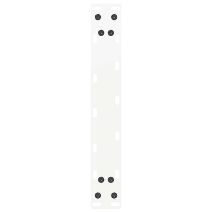Coffee Table Legs U-Shaped 2 pcs White 40x(30-31) cm Steel