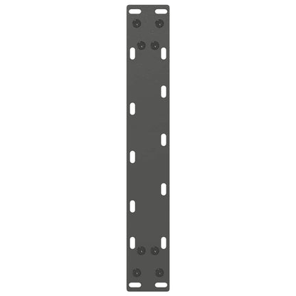 Coffee Table Legs U-Shaped 2 pcs Anthracite 40x(30-31) cm Steel