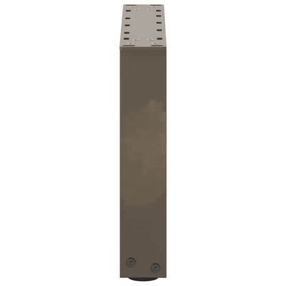Coffee Table Legs U-Shaped 2 pcs Natural Steel 40x(30-31) cm Steel