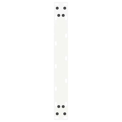 Coffee Table Legs U-Shaped 2 pcs White 50x(30-31) cm Steel