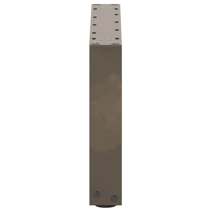 Coffee Table Legs U-Shaped 2 pcs Natural Steel 50x(30-31) cm Steel