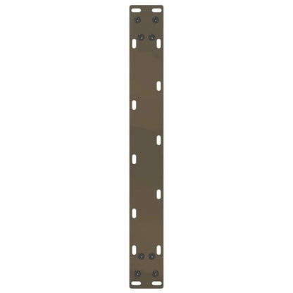 Coffee Table Legs U-Shaped 2 pcs Natural Steel 50x(30-31) cm Steel