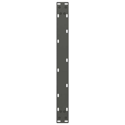 Coffee Table Legs U-Shaped 2 pcs Anthracite 60x(30-31) cm Steel