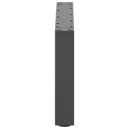 Coffee Table Legs U-Shaped 2 pcs Anthracite 70x(30-31) cm Steel
